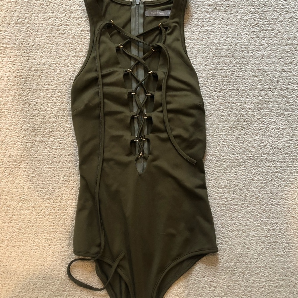 LF lace up bodysuit